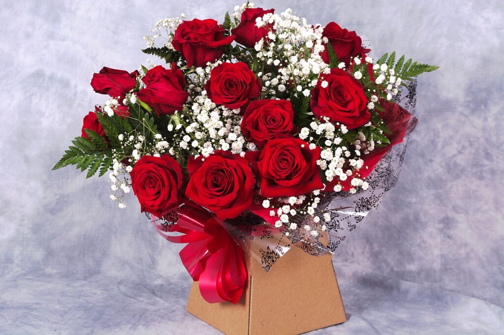 Nhận bó hoa valentine theo yêu cầu